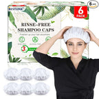 Shampoo Caps No Rinse, 6 Pack Waterless Shampoo Caps by BestLink-LinkingYoutoBetter