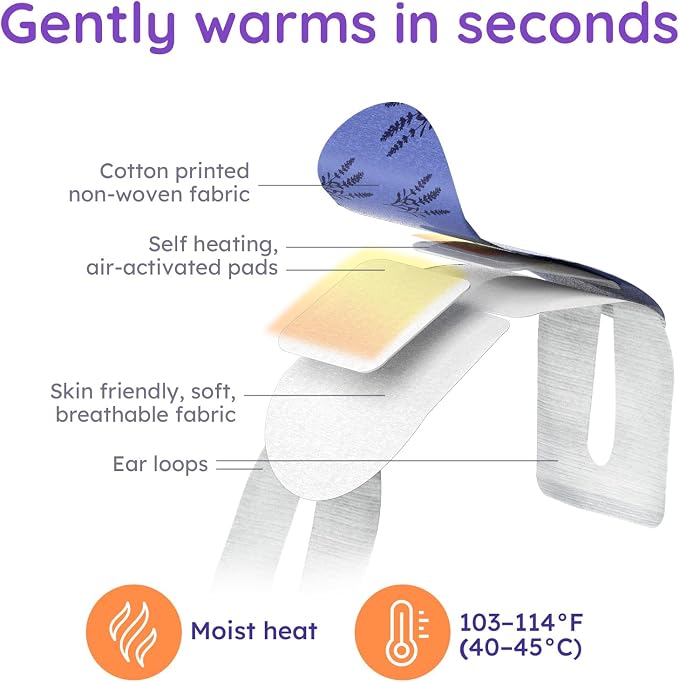 16 Pack Lavender Steam Eye Mask - Image 3