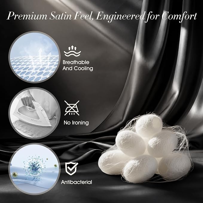 LC-dolida Satin Silk Bonnet for Sleeping Women Men, Hair Bonnet for Curly & - Image 5