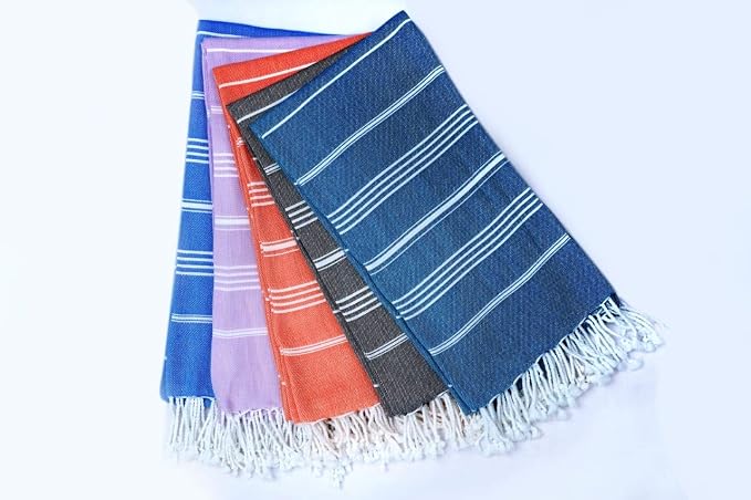 Beach Towel 100% Cotton Turkish Beach Towel Adult 38x70 Inch Pre-washed - Image 5