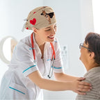 Ethnic Aztec Pattern Adjustable Scrub Cap Hat - Image 5