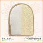 Almooni Egyptian Loofah Gloves for Women & Men, Real Natural Egyptian Loofah - Image 4