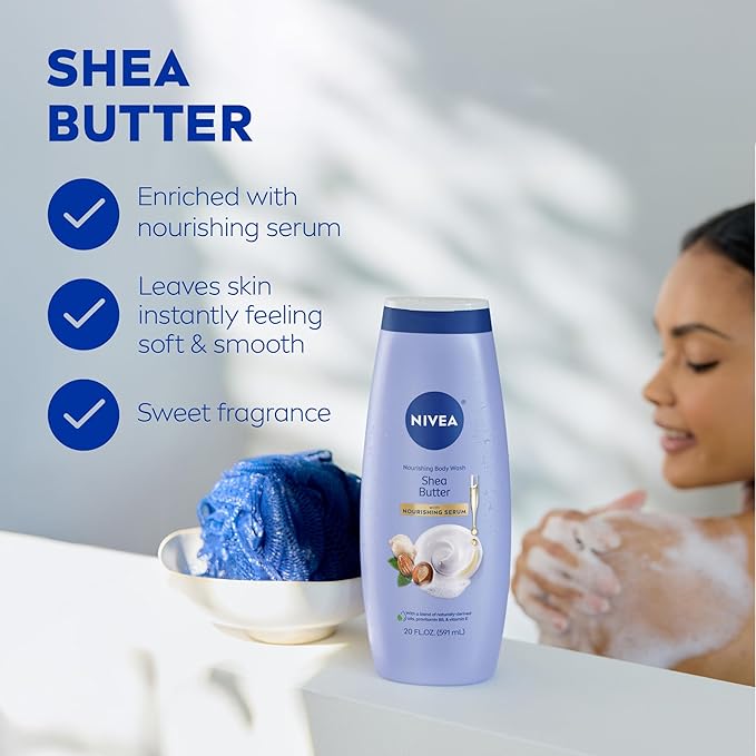 NIVEA Nourishing Shea Butter Body Wash - Image 3