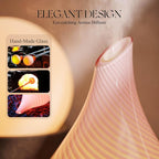 Porseme 280ml Essential Oil Diffuser Glass Color Changing Aroma Air Diffusers - Image 5
