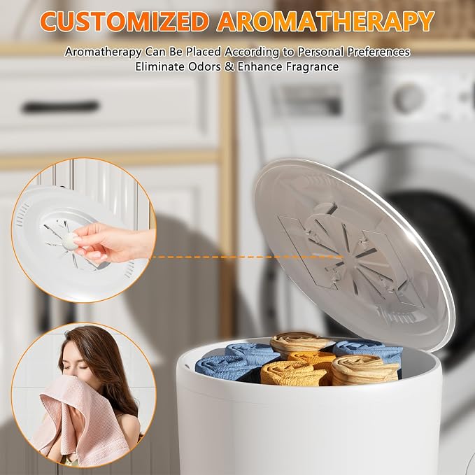 Foldable Towel Warmer for Bathroom, Large Towel Warmer Bucket, Auto Shut Off - Image 6
