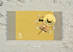 Ray Silver Turkish Beach Towel Oversized 40x71 100% Cotton Sand Free Quick Dry - Image 6