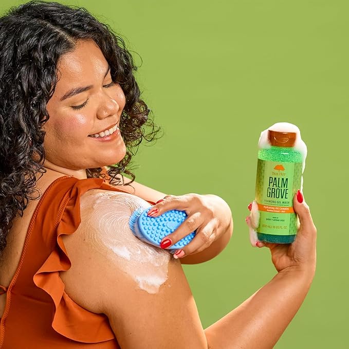 Tree Hut Palm Grove Foaming Gel Wash, Hydrating & Moisturizing Body Wash - Image 4