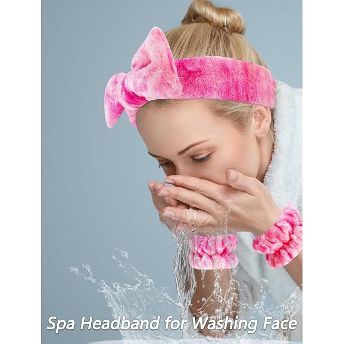 VELSCRUN Spa Headband, Makeup Face Wash Skincare Headbands, Stuff - Image 2