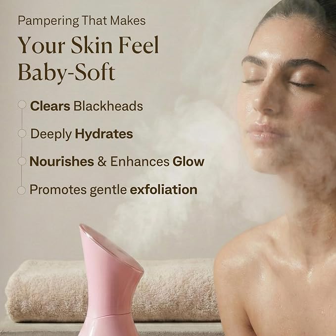 Facial Steamer Spa Kit with Complimentary 17 Skin Care Tools | Face Steamer - Image 5