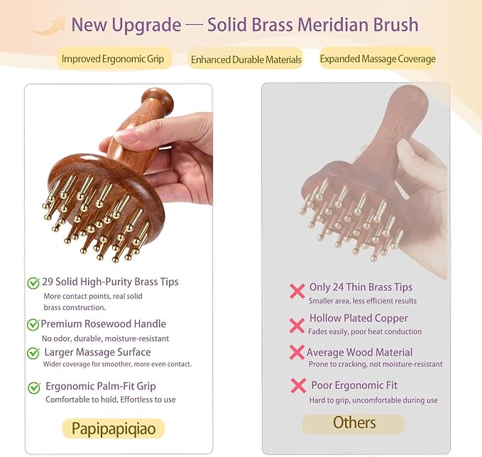 29teeth Copper Head Massage Comb - Image 5
