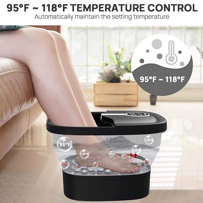 HOSPAN Collapsible Foot Spa Electric Rotary Massage, Foot Bath - Image 4