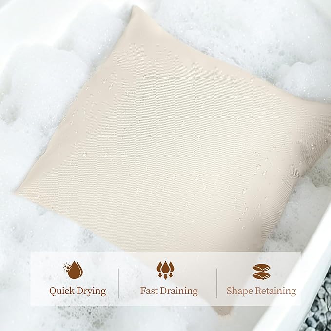 Luxury Bathtub Pillow, Gift for Mother's Day, Neck & Back Support, Quick-Drying - Image 4