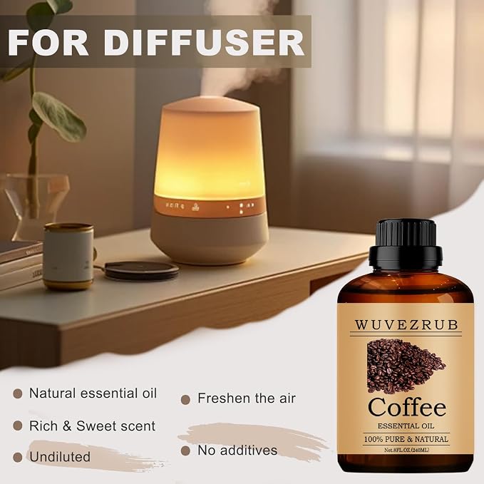 Coffee Essential Oils, 240ML Pure and Natural Essential Oil - Image 5