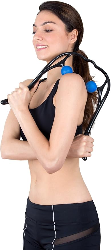 LuxFit Neck Massager, Neck and Shoulder Shiatsu Deep Tissue Trigger Point - Image 4