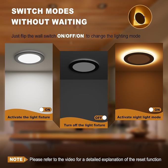 VOLISUN 12 Pack 6 Inch Black Recessed Light - Image 6