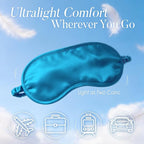 Breathable Silk Sleep Mask Blindfold, Elastic Blackout Eye Cover Headband - Image 7