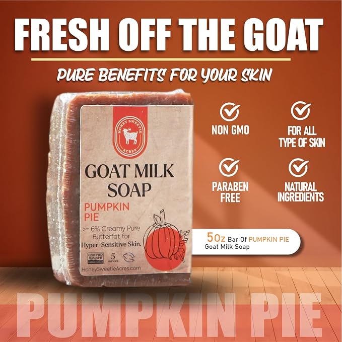 Honey Sweetie Acres Pumpkin Pie Goat Milk Soap - Image 2