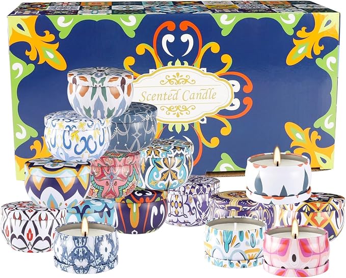 YOROXRG Scented Soy Wax Travel Tin Jar Candles - Image 7