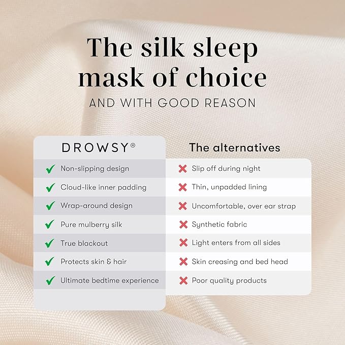 DROWSY Silk Sleep Mask - Image 4