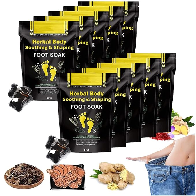 50Pcs Herbal Detox Cleansing Foot Soak Beads, Herbal Detox and Shaping Foot by Whycalon