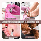 PELCAS Electric Nail File, 5 Speeds Nail Grinder - Image 4