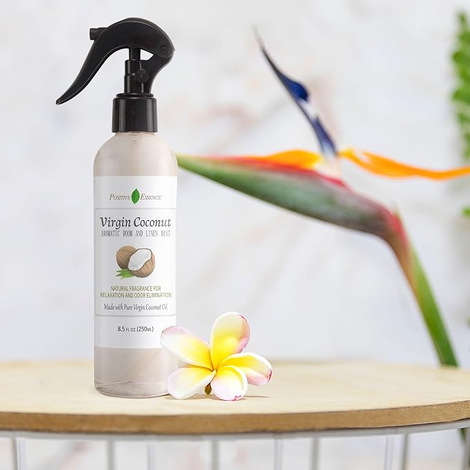 Virgin Coconut Linen and Room Spray, Natural Aromatic Mist Made - Image 2