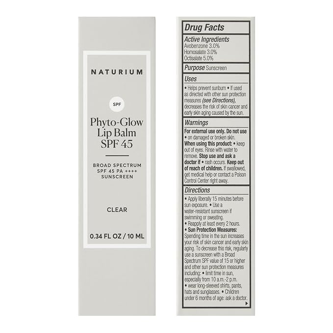 Naturium Phyto-Glow Lip Balm SPF 45 | Hydrating Gloss - Image 3