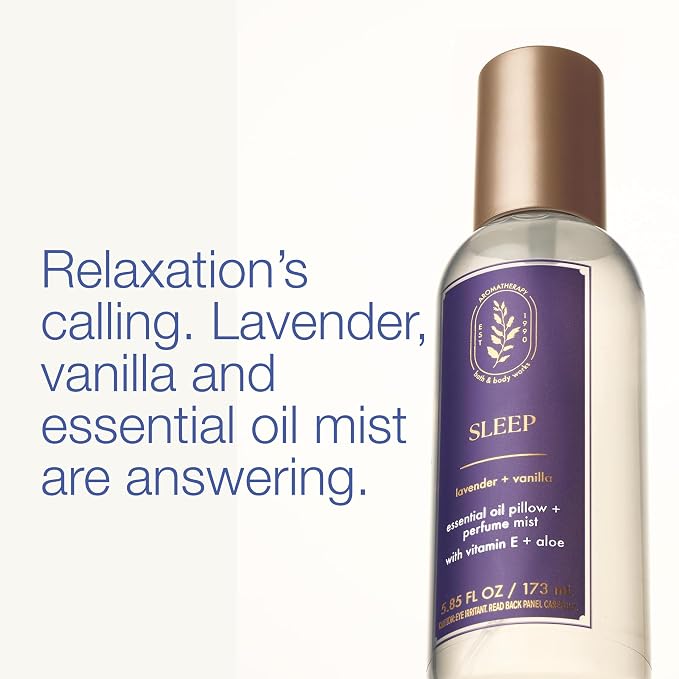 Bath & Body Works Aromatherapy Lavender Vanilla Essential Oil Mist, Body Spray - Image 2
