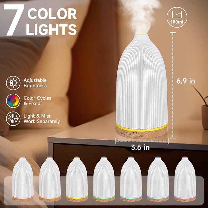 URPOWER 100ML Essential Oil Diffusers - Image 3