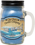 Our Own Candle Company, The Beach Scented Mason Jar Candle, 100 Hour Burn Time by OurOwnCandleCompanycandles