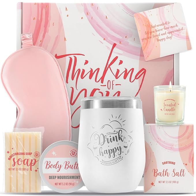 Gifts for Women Bath & Body Rose Spa Gift Sets for Birthday, Self Care Kit for - Image 7
