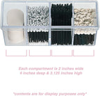 4-Compartment Makeup Organizer and Storage: Transparent Multi-Functional - Image 3