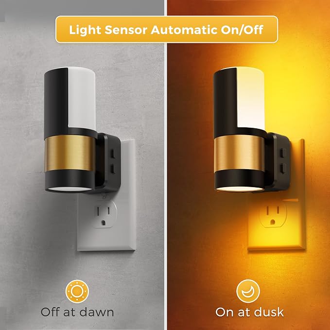 L LOHAS LED Night Lights Plug into Wall, Plug in Night Light, Soft White/Cool - Image 5