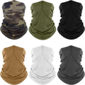 Fuinloth Neck Gaiter, 6 Pack Cooling UV Protection Bandana Face Mask Gator Scarf by fuinloth