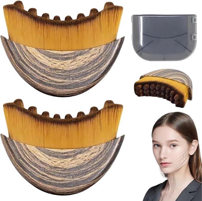 2PCS New Lymphatic Contour Face Brush, Contour Face Brush by Unknown