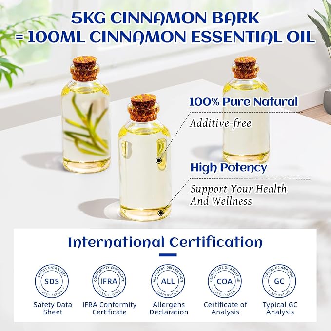 HIQILI Cinnamon Essential Oil for Spary, Garden and Kitchen - Image 7