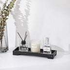 Luxspire Resin Vanity Tray, Bathroom Tray Toilet Tank Storage Tray, 11 x 4 inch - Image 3