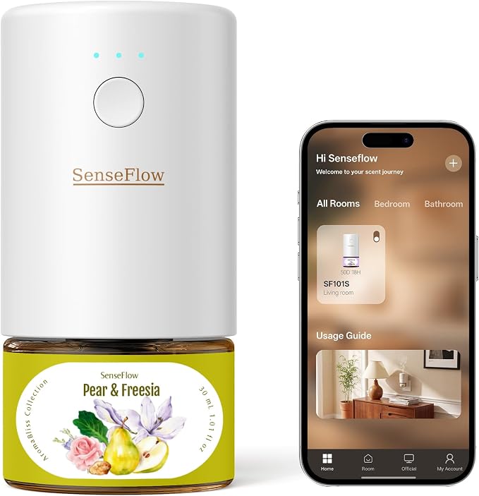 SF101S Pro Smart Plug in Air Freshener by SenseFlow