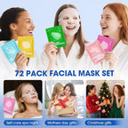 KONEUK 72 Pack Collagen Face Masks Skincare Set - Image 6