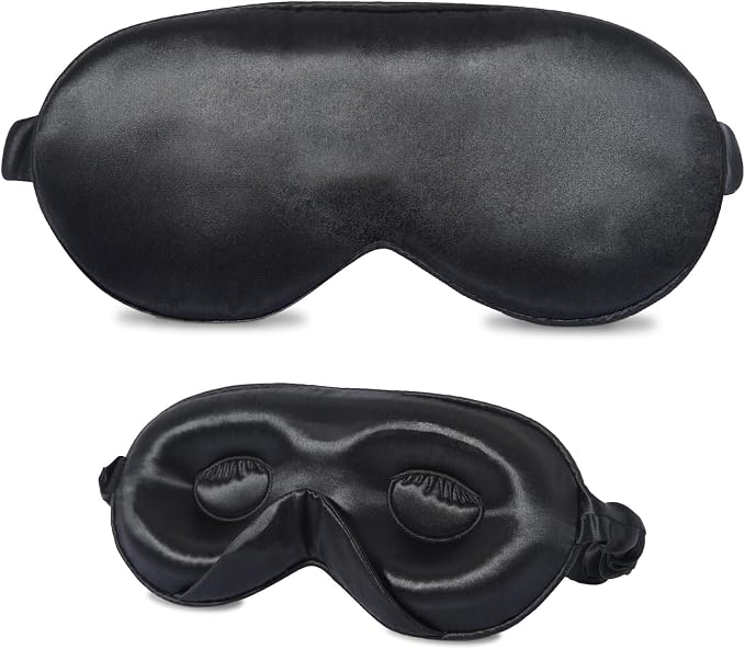 ZIMASILK Adjustable 22 Momme 100% Mulberry Silk Sleep Mask, Upgraded 3D by ZIMASILK