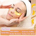 40 Pairs Eye Mask & Lip Mask, 24K Gold Gel Crystal Collagen Under Eye Patches - Image 4
