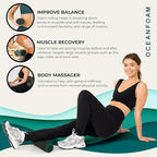 Oceanfoam Ripple Travel Foam Roller Firm Mini Foam Roller - Image 6