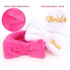 CIEHER Spa Headband, Bride & Bridesmaid Gifts, Skincare Makeup Face Wash - Image 2
