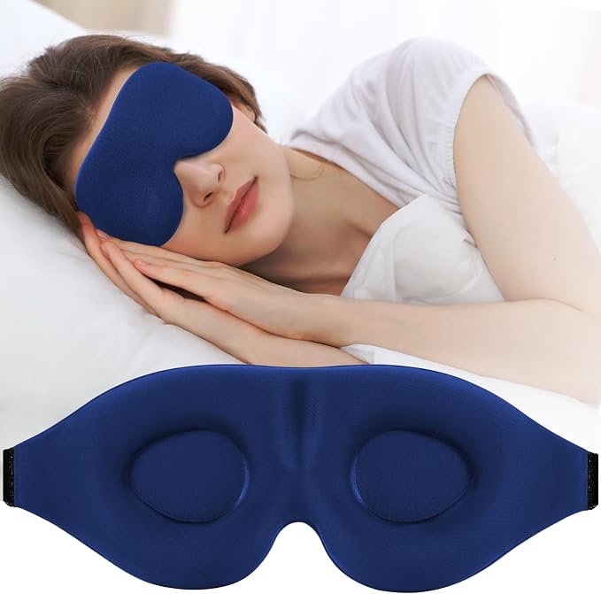 ZGGCD Sleep Mask for Side Sleeper, Light Blocking Sleeping Eye Mask for Women by ZGGCD