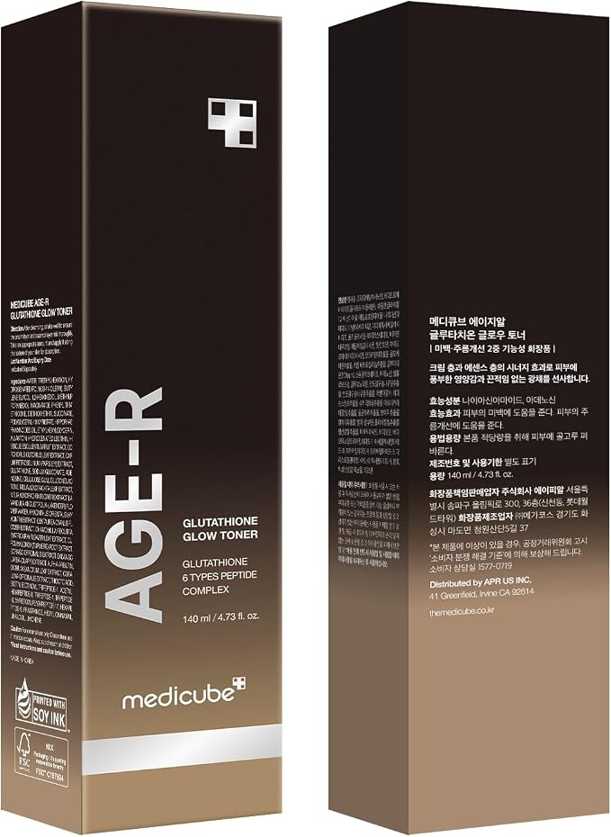medicube Age-R Glutathione Glow Milky Toner, Low-Irritation Double Layer Toner - Image 7