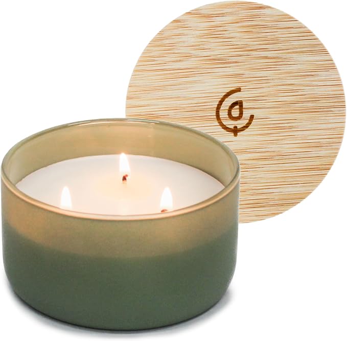 Calyan Wax Co. Piñon & Woods 3 Wick Scented Candle by CalyanWaxCo