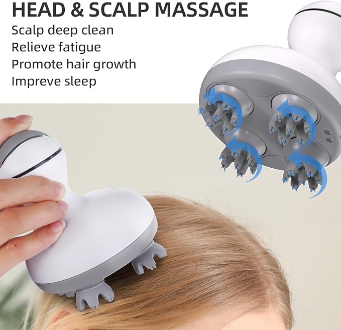cotsoco Electric Cordless Head & Scalp Massager - Image 2