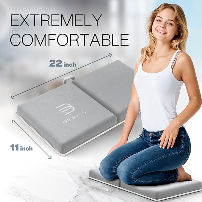Benicci Comfortable Bath Kneeler and Elbow Kneeling Rest Pad - Image 2