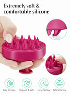 HEETA Scalp Massager Hair Growth, Soft Silicone Scalp Scrubber Shampoo Brush - Image 3