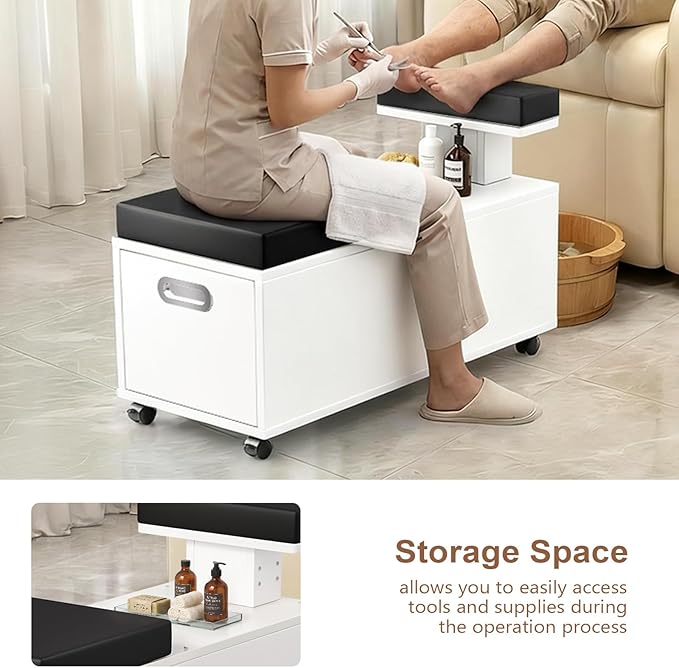 OmySalon Pedicure Cart, Foot Bath Trolley - Image 6